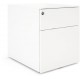 Caisson mobile Blanc 2 tiroirs dont 1 pour dossiers suspendus