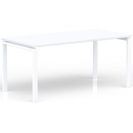 Bureau rectangulaire L.160 x P. 80 cm Blanc
