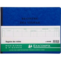 REGISTRE DES VISITES  EXA - 6430