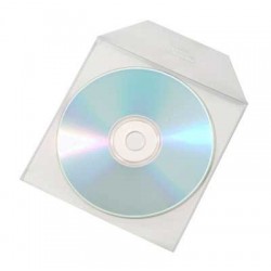 POCHETTES TRANSPARENTES CD/DVD PQT100 FELLOWES 9831201