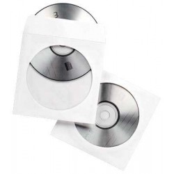 ENVELOPPES pqt100  PAPIER POUR CD FELLOWES 90691