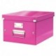  BOITE DE RANGEMENT CLICK AND STORE A4 ROSE 60440023