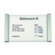 PLAQUE DE SIGNALISATION ALUMINIUM 14,8 X 21 CM  A5