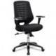 LOTUS SIEGE SYNCHRONE DOS RESILLE NOIRE- ASSISE  TISSU NOIR-ACCOUD.REGLA