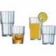 LOT DE 6 VERRE 'NORVEGE'0.32l EMPILABLE H125MM