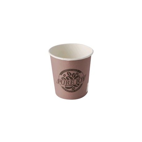 GOBELETS PURE EN CARTON 10CL PQT80  REVETEMENT BIODEGRADABLE