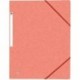 CHEMISES 3 RABATS ELASTIQUE CARTE OXORD TOP FILE A4 CORAIL *pqt10* 400118371