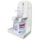 PRESENTOIR ANTIVOL BLANC 7X21CM POUR FLACON DE GEL HYDRO ALCOOLIQUE