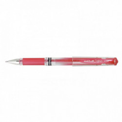 STYLO BILLE GEL UMN 153 ROUGE METAL POINTE 1 MM