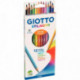 CRAYONS COULEURS GIOTTO STILNOVO ETUI DE 12