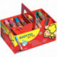 SCHOOLPACK 36 CRAYONS GIOTTO BEBE + 3 TAILLE CRAYONS