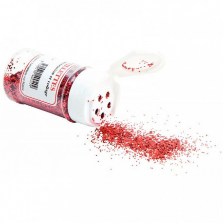 PAILLETTES SCINTILLANTES ROUGE POT DE 60G