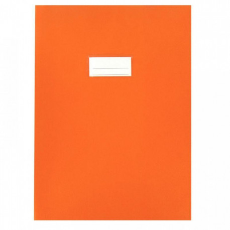 PROTÈGES-CAHIER *LOT DE 10* 21/100ÈME 21X29,7CM PVC ORANGE