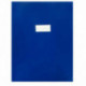 PROTÈGES-CAHIER *LOT DE 10* 21/100ÈME 24X32CM PVC BLEU