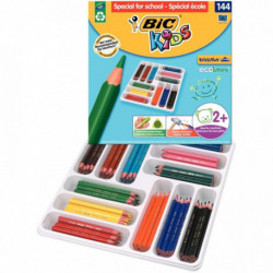 CRAYONS DE COULEUR ÉVOLUTION *CLASSPACK DE 144* TRIANGULAIRES