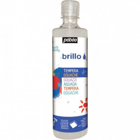 GOUACHE BRILLANTE BRILLO 500ML ARGENT