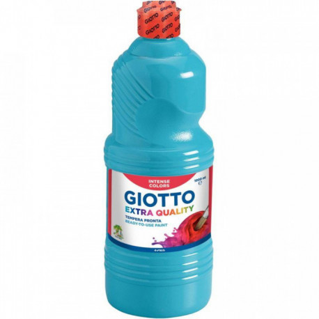 GOUACHE LIQUIDE GIOTTO FLACON 1L CYAN EXTRA QUALITY