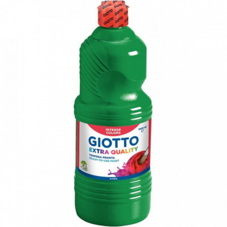 GOUACHE LIQUIDE GIOTTO FLACON 1L VERT EXTRA QUALITY