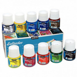 SETACOLOR OPAQUE ASSORTIMENT 10X45ML PEBEO