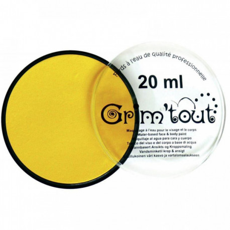 MAQUILLAGE A L'EAU GRIM TOUT GALET 20ML  JAUNE GT41198