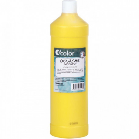 GOUACHE LIQUIDE 1 LITRE JAUNE PRIMAIRE