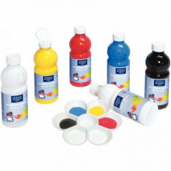 PEINTURE ACRYL GLOSSY 500ML PACK 6ASSORTIS 188294