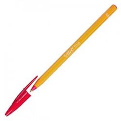 CRAYON BILLE ORANGE PTE FINE ROUGE BIC 1199110112