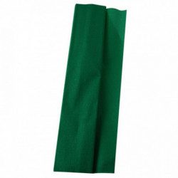 PAQUET DE 10 FEUILLES CRÉPON SUPÉRIEUR 250X50  VERT FONCÉ