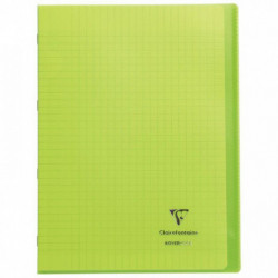 CAHIER POLYPRO PIQÛRE 96P 21X29,7CM KOVERBOOK SEYÈS 90G VERT