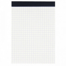 BLOC DE BUREAU 100 FEUILLES 60 G, 5X5 SANS COUVERTURE, 10,5X14,8 CM