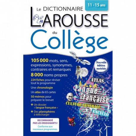 DICTIONNAIRE LAROUSSE COLLEGE