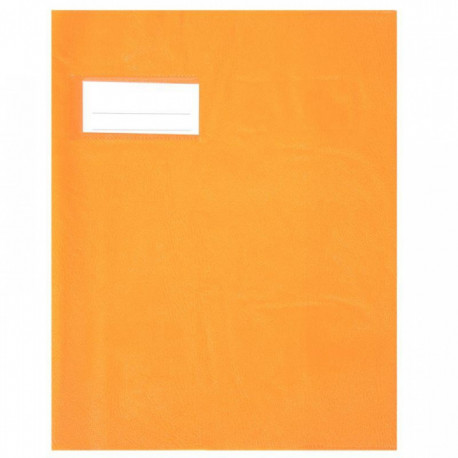 PROTÈGES-CAHIER ORANGE *PQT10*ÉP.21/100ÈME 17X22 CM PVC.