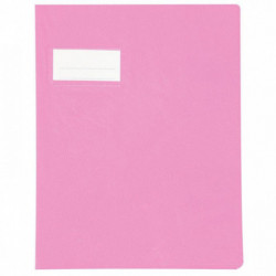 PROTÈGES-CAHIER ROSE *PQT10* ÉP. 21/100ÈME 17X22 CM PVC