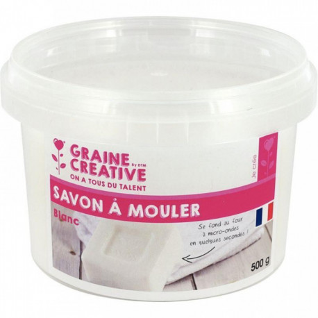 POT DE 500 GRAMMES DE SAVON À MOULER OPAQUE