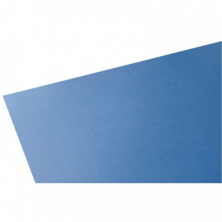 PAQUET DE 10 FEUILLES PAPIER DESSIN COULEUR FORMAT 50X65 CM 160 G BLEU FRANCE