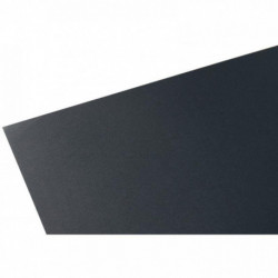 PAQUET DE 10 FEUILLES PAPIER DESSIN COULEUR FORMAT 50X65 CM 160 G NOIR