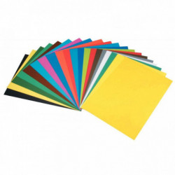 PAQUET DE 10 FEUILLES DE CARTA 50X65 CM 270G BLEU OUTREMER