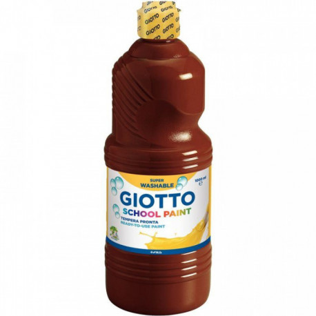 PEINTURE   GOUACHE LIQUIDE LAVABLE GIOTTO MARRON 1L