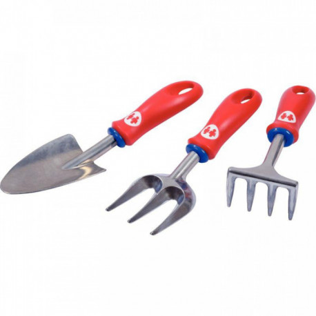 LOT DE 3 OUTILS DE JARDIN À MAIN