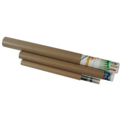 TUBES ROND CARTON BRUN DIAM 10 PQT10  LONG 96 CM PGPV