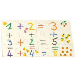 PUZZLE CARTON BLANC 12 PIECES 200x120MM