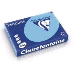 *PAPIER REPRO A4 120GR   BLEU VIF P/250F 1213
