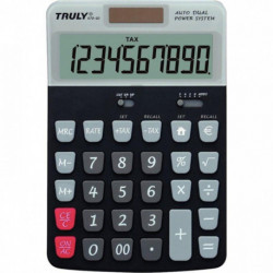 *SUB3*MACHINE À CALCULER DE BUREAU TRULLY 10 CHIFFRES 670-10