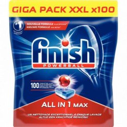 PASTILLES LAVE VAISSELLE FINISH POWERBALL TOUT EN 1PQT100