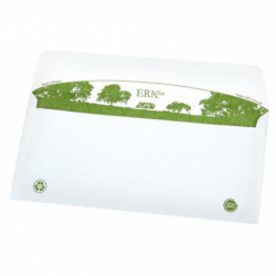 Paquet de 100 enveloppes blanches DL 110x220 80 g/m² bande de protection 