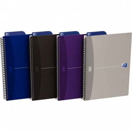 CAHIER SPIRAL B5 180P LIGNE 90G  ESSENTIALS OXFORF FAB France 