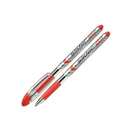 STYLO BILLE SLIDER XB ROUGE DEMARRAGE ET SECHAGE DE ENCRE IMMEDIAT