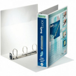 *SUB3*CLASSEUR PERSONNALISABLE SOFT CLIC BLANC DIAMÈTRE 40 DOS 72MM CAPACITÉ 380F.