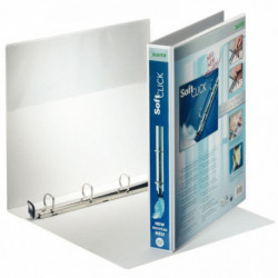 *SUB3*CLASSEUR PERSONNALISABLE SOFT CLICK BLANC DIAM.20 DOS 45 CAPACITÉ 190f.