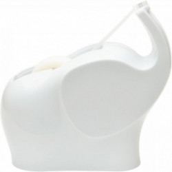 *SUB3*DÉVIDOIR ÉLÉPHANT BLANC AVEC ROULEAU SCOTCH MAGIC 19 MM X 8,9 M